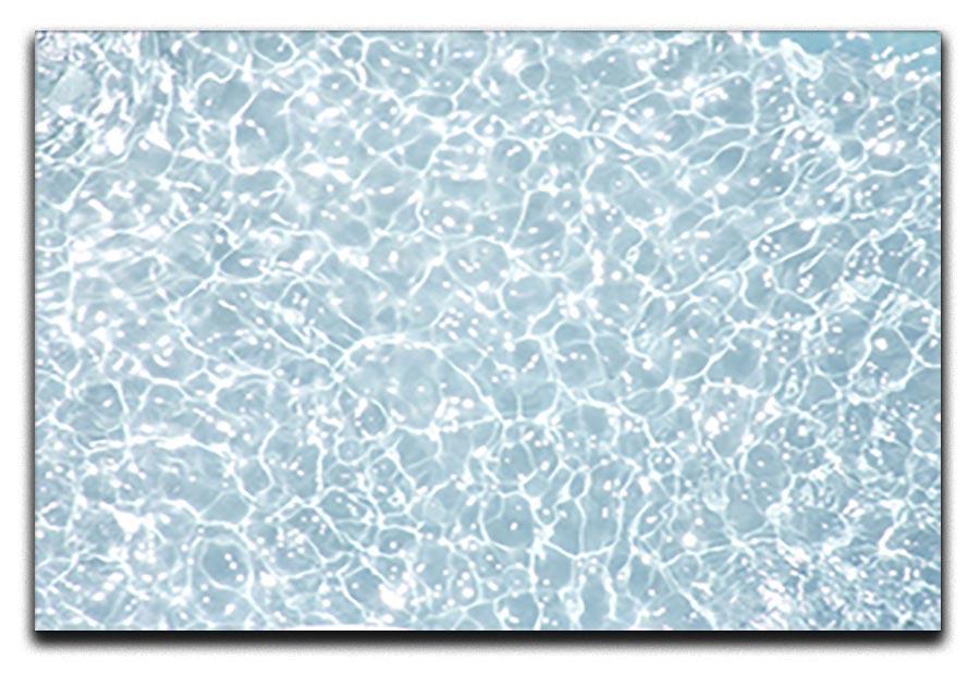Blue water texture Canvas Print or Poster  - Canvas Art Rocks - 1