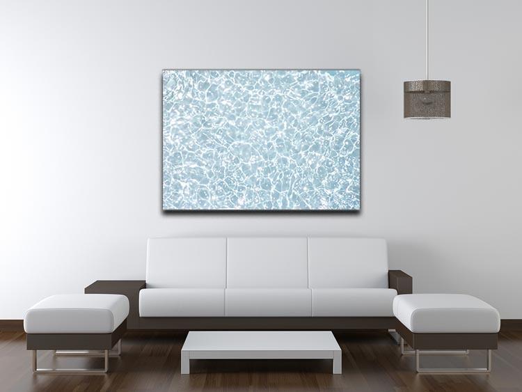 Blue water texture Canvas Print or Poster - Canvas Art Rocks - 4