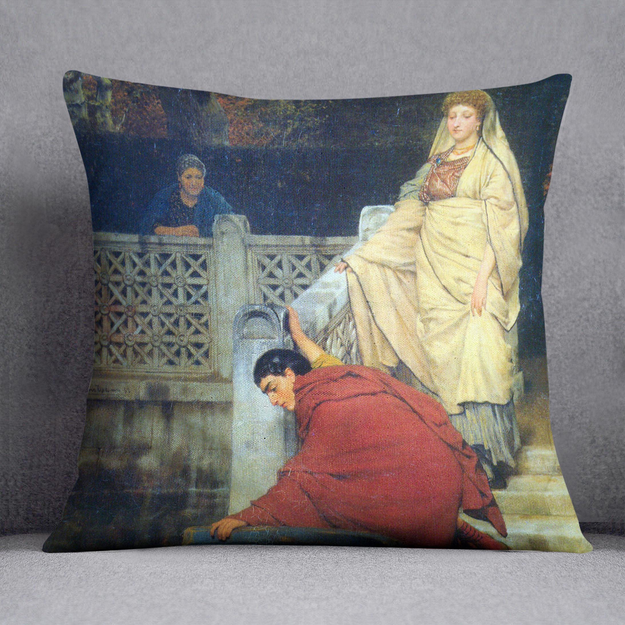 Boating by Alma Tadema Cushion - Canvas Art Rocks - 1
