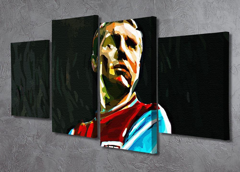 Bobby Moore 4 Split Panel Canvas - Canvas Art Rocks - 2