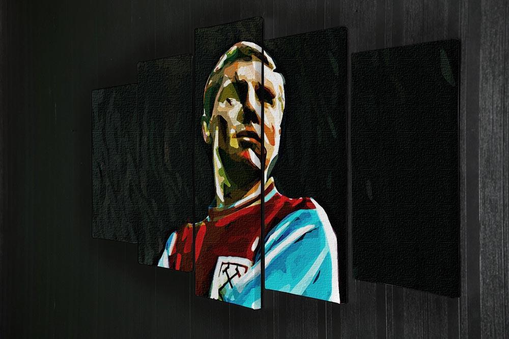 Bobby Moore 5 Split Panel Canvas - Canvas Art Rocks - 2