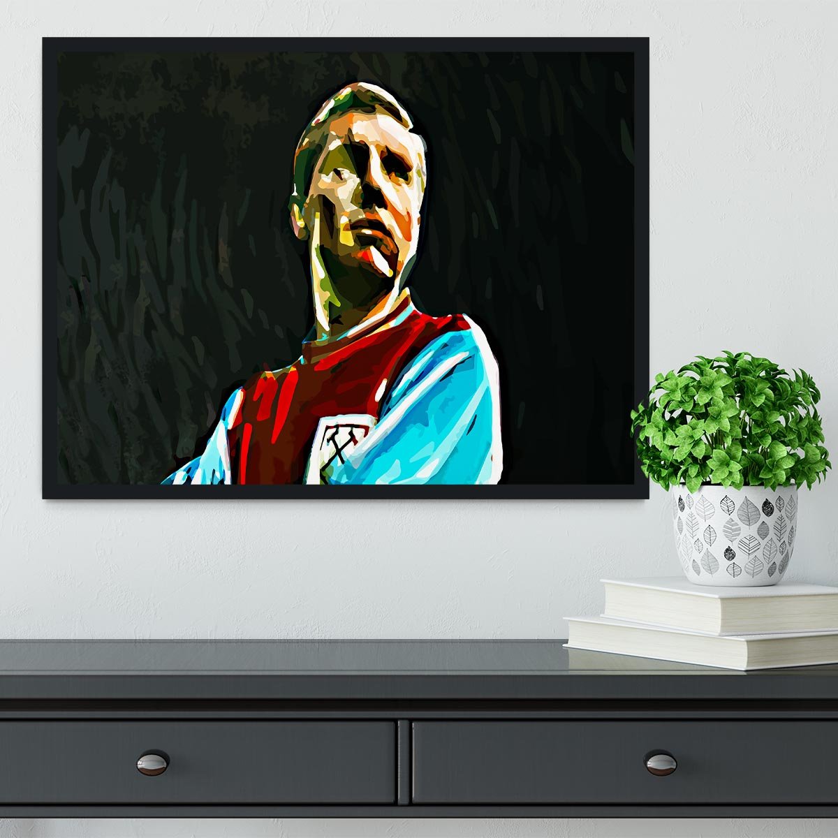 Bobby Moore Framed Print - Canvas Art Rocks - 2