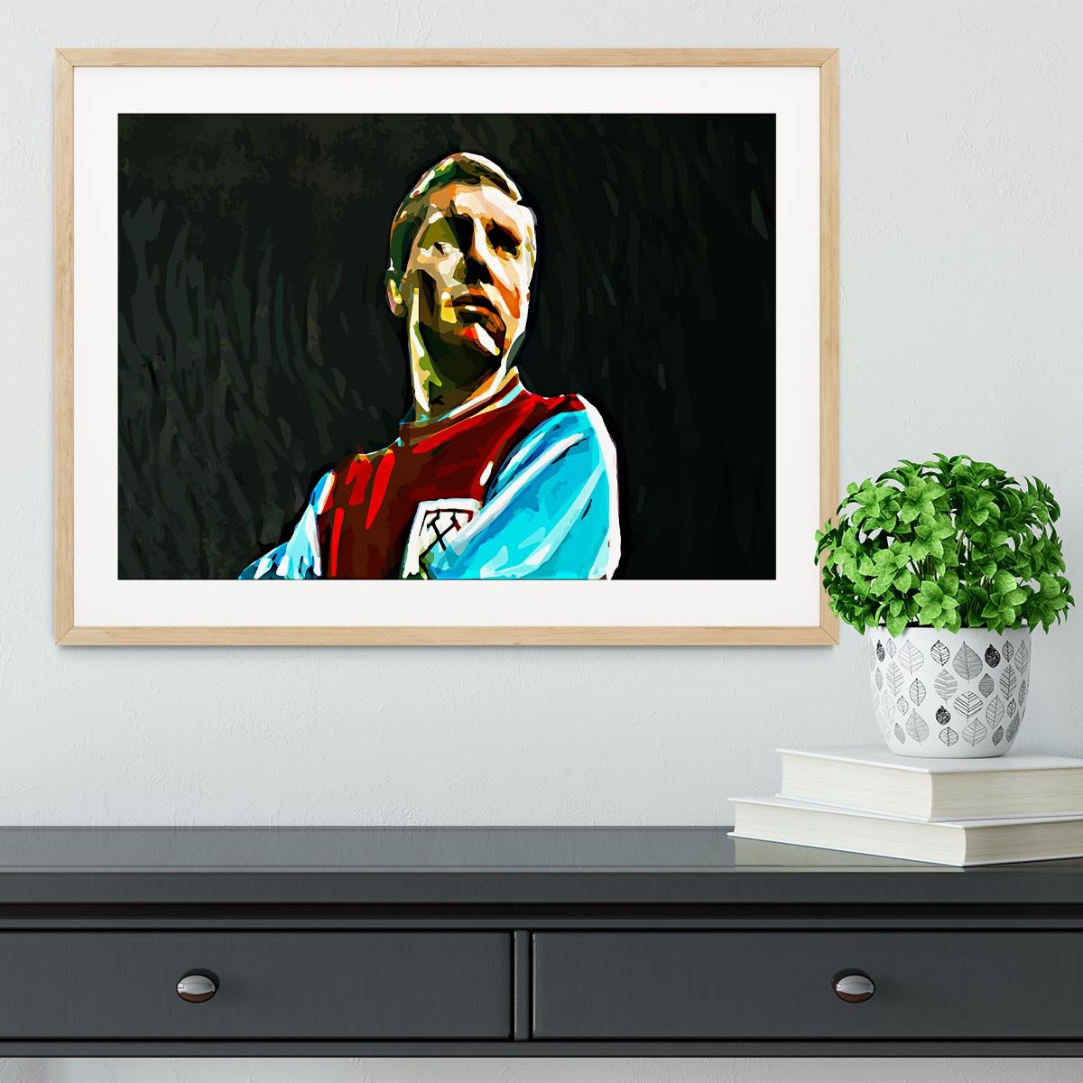 Bobby Moore Framed Print - Canvas Art Rocks - 3