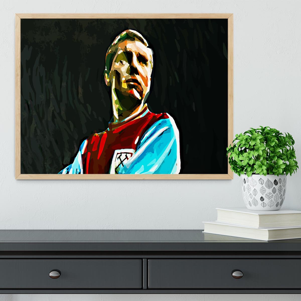 Bobby Moore Framed Print - Canvas Art Rocks - 4