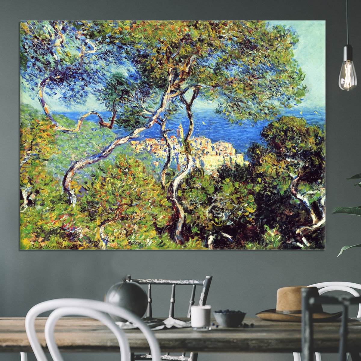 Bordighera by Monet Canvas Print or Poster