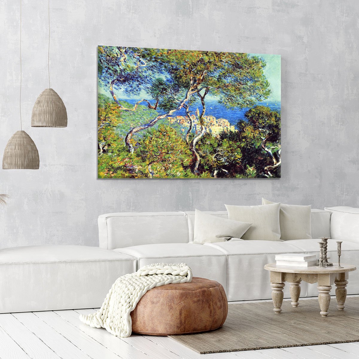 Bordighera by Monet Canvas Print or Poster