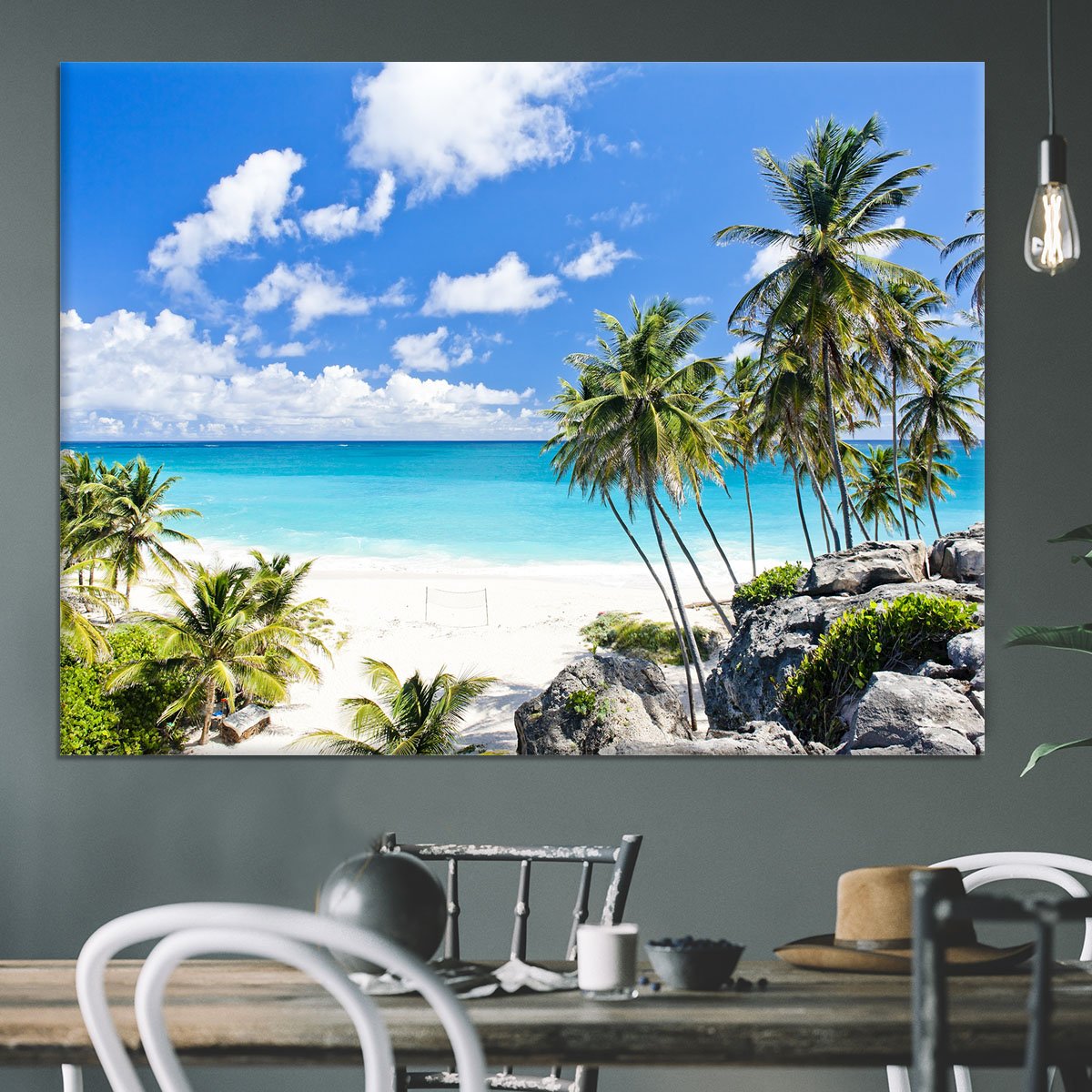 Bottom Bay Barbados Canvas Print or Poster