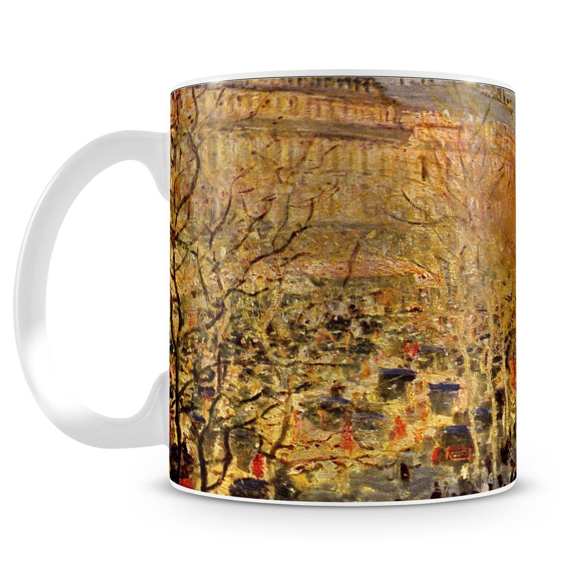 Boulevard of Capucines in Paris by Monet Mug - Canvas Art Rocks - 4