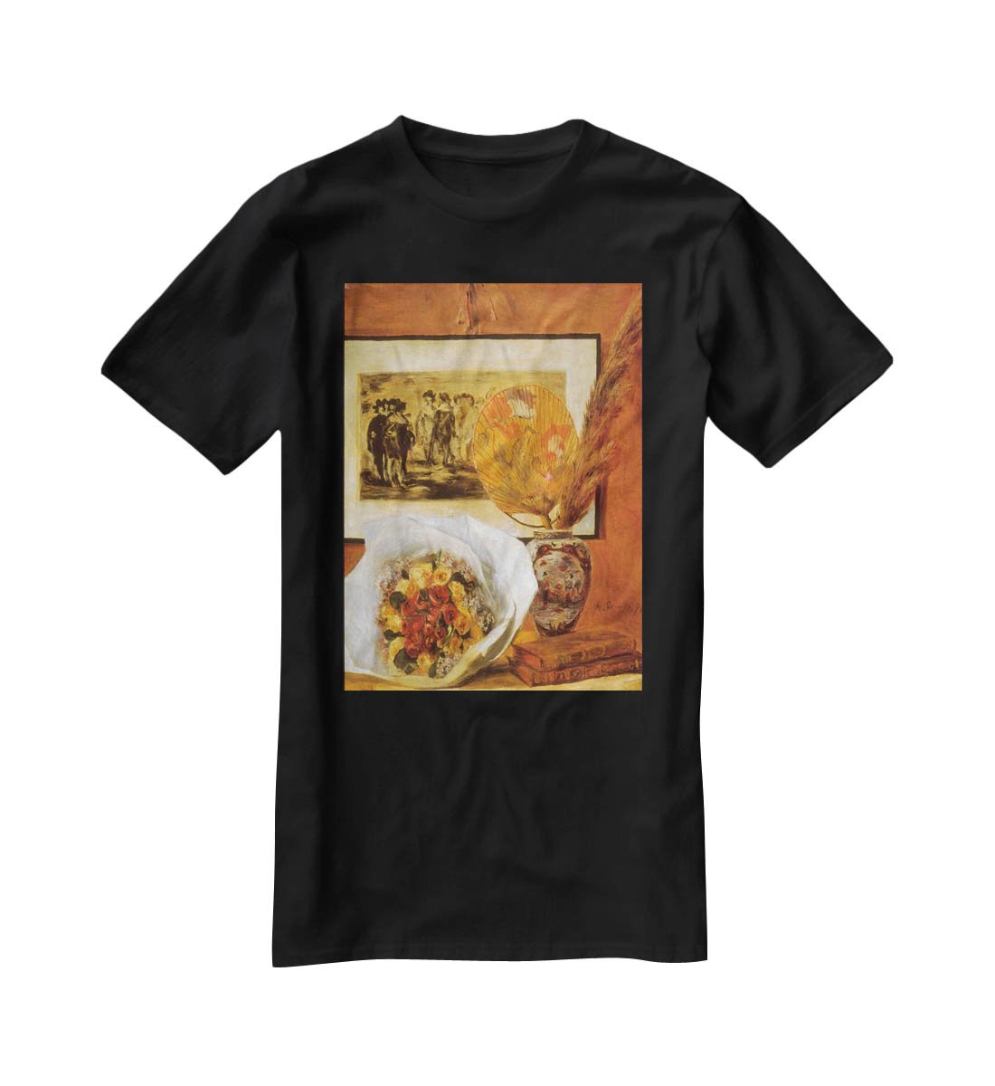 Bouquet by Renoir T-Shirt - Canvas Art Rocks - 1