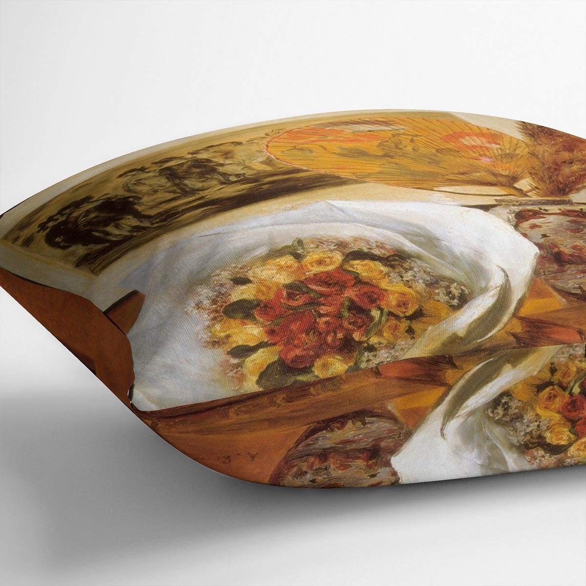 Bouquet by Renoir Throw Pillow