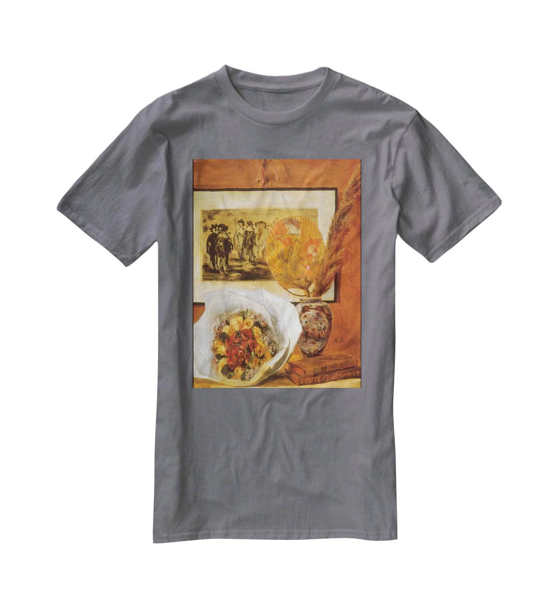 Bouquet by Renoir T-Shirt - Canvas Art Rocks - 3