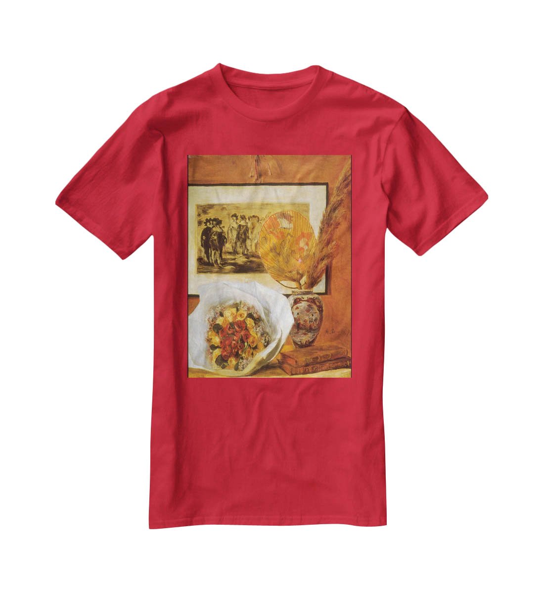 Bouquet by Renoir T-Shirt - Canvas Art Rocks - 4