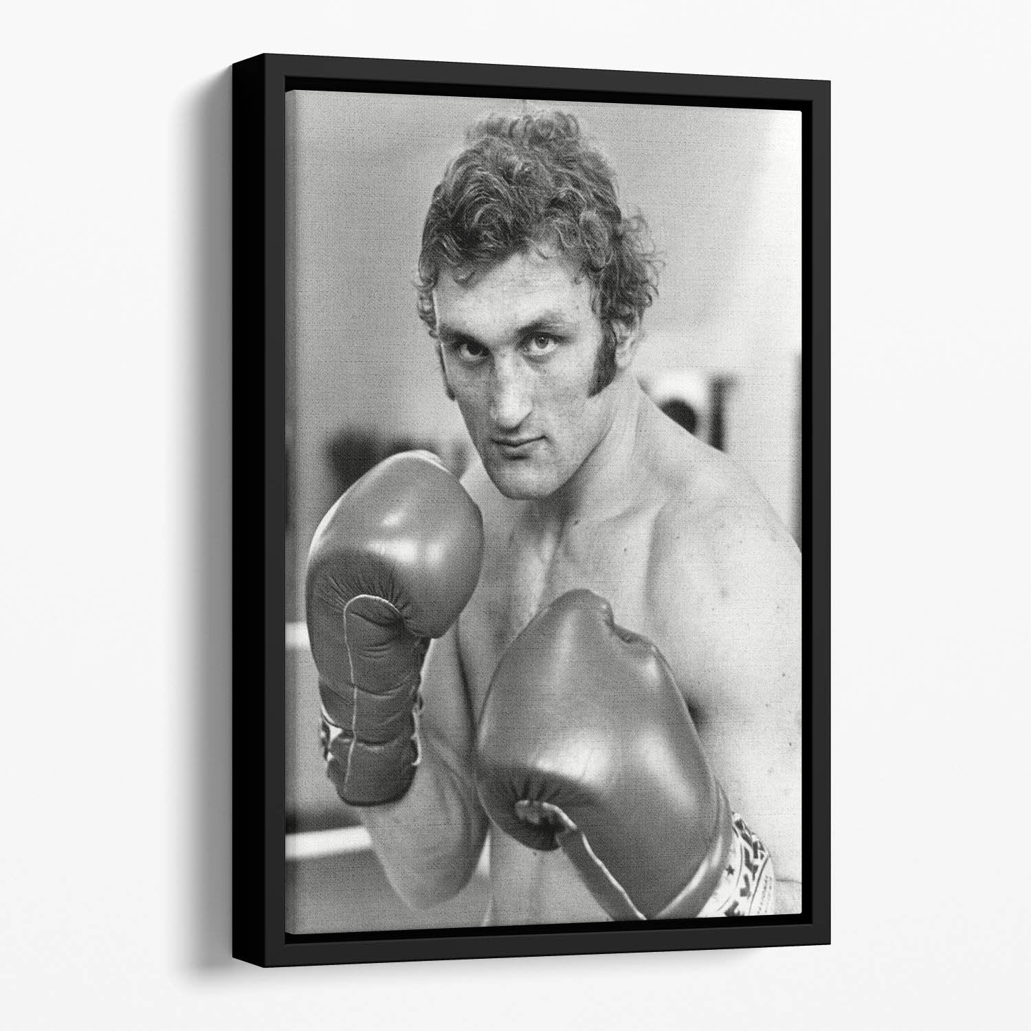 Boxer Joe Bugner Floating Framed Canvas