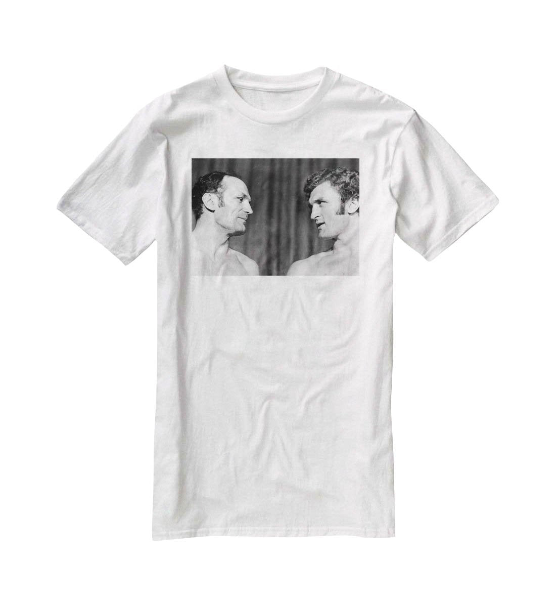 Boxers Henry Cooper and Joe Bugner T-Shirt - Canvas Art Rocks - 5