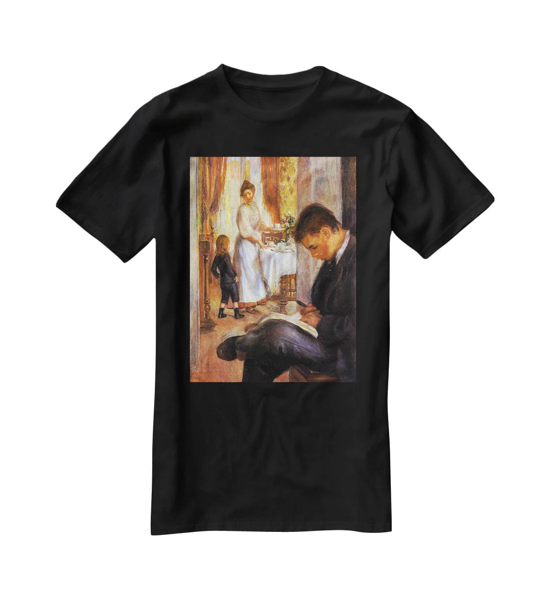 Breakfast at Berneval by Renoir T-Shirt - Canvas Art Rocks - 1