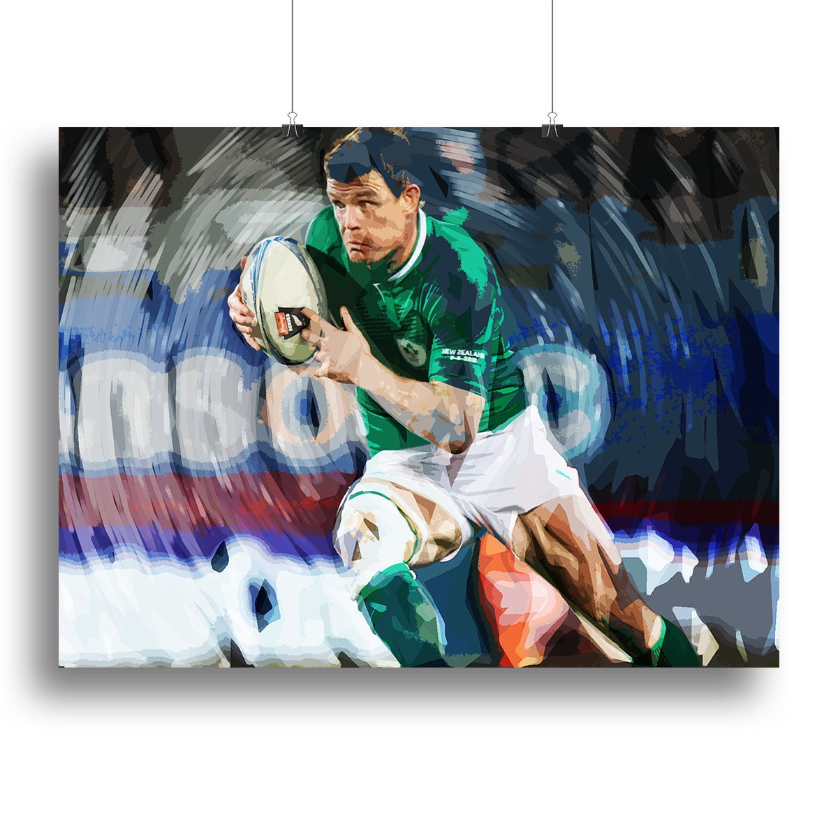Brian ODriscoll Canvas Print or Poster