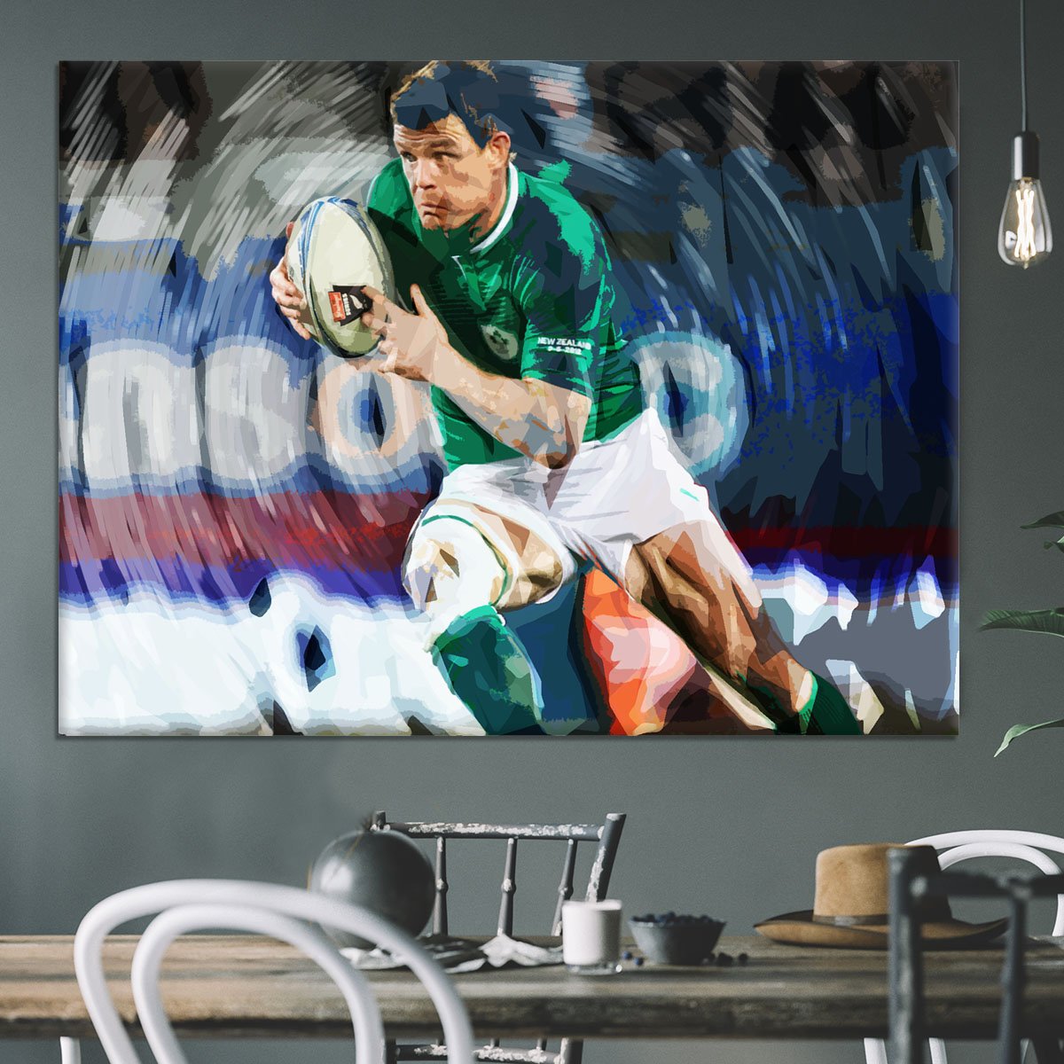 Brian ODriscoll Canvas Print or Poster