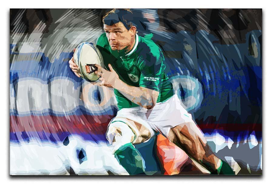 Brian ODriscoll Canvas Print or Poster  - Canvas Art Rocks - 1