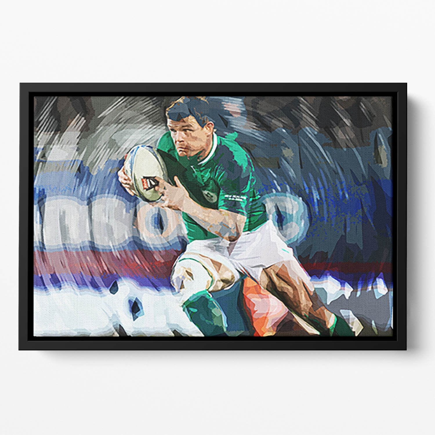 Brian ODriscoll Floating Framed Canvas