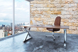 Brick stones wall Wall Mural Wallpaper - Canvas Art Rocks - 3