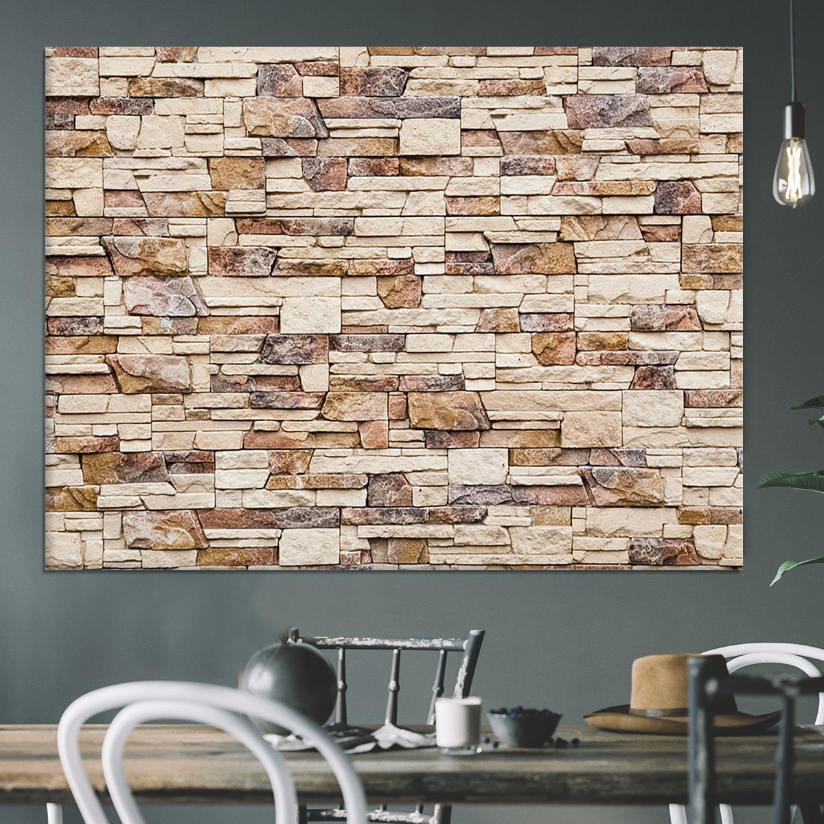 Brick wall Canvas Print or Poster