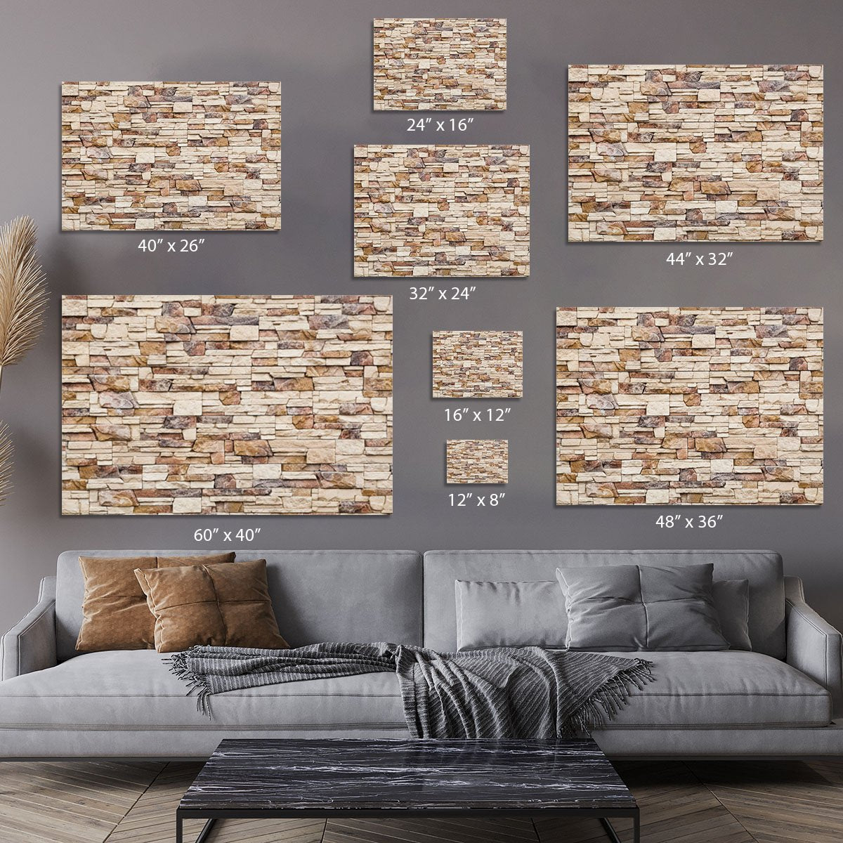 Brick wall Canvas Print or Poster