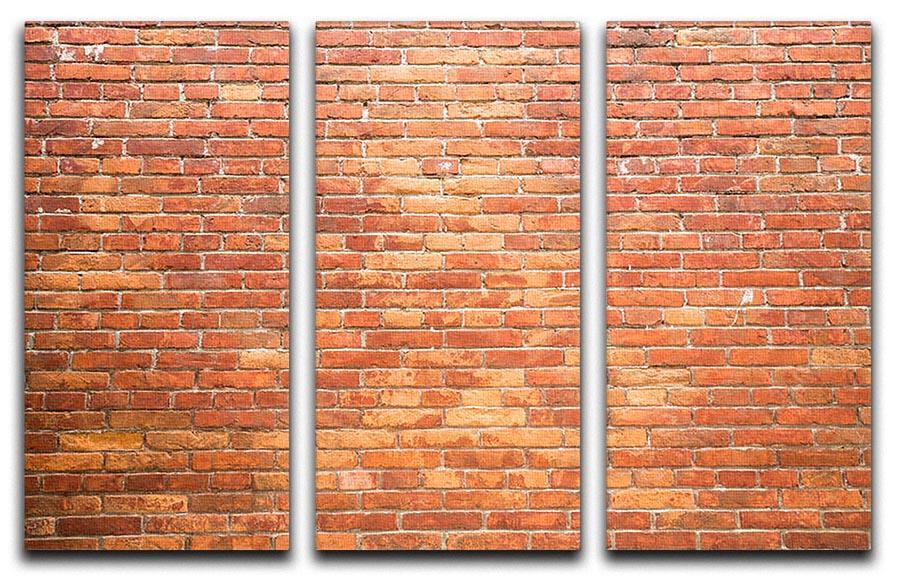 Bricks wall 3 Split Panel Canvas Print - Canvas Art Rocks - 1