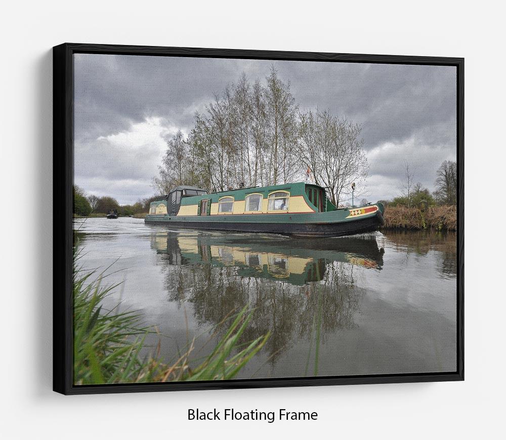 Bridgewater Canal Floating Frame Canvas - Canvas Art Rocks - 1