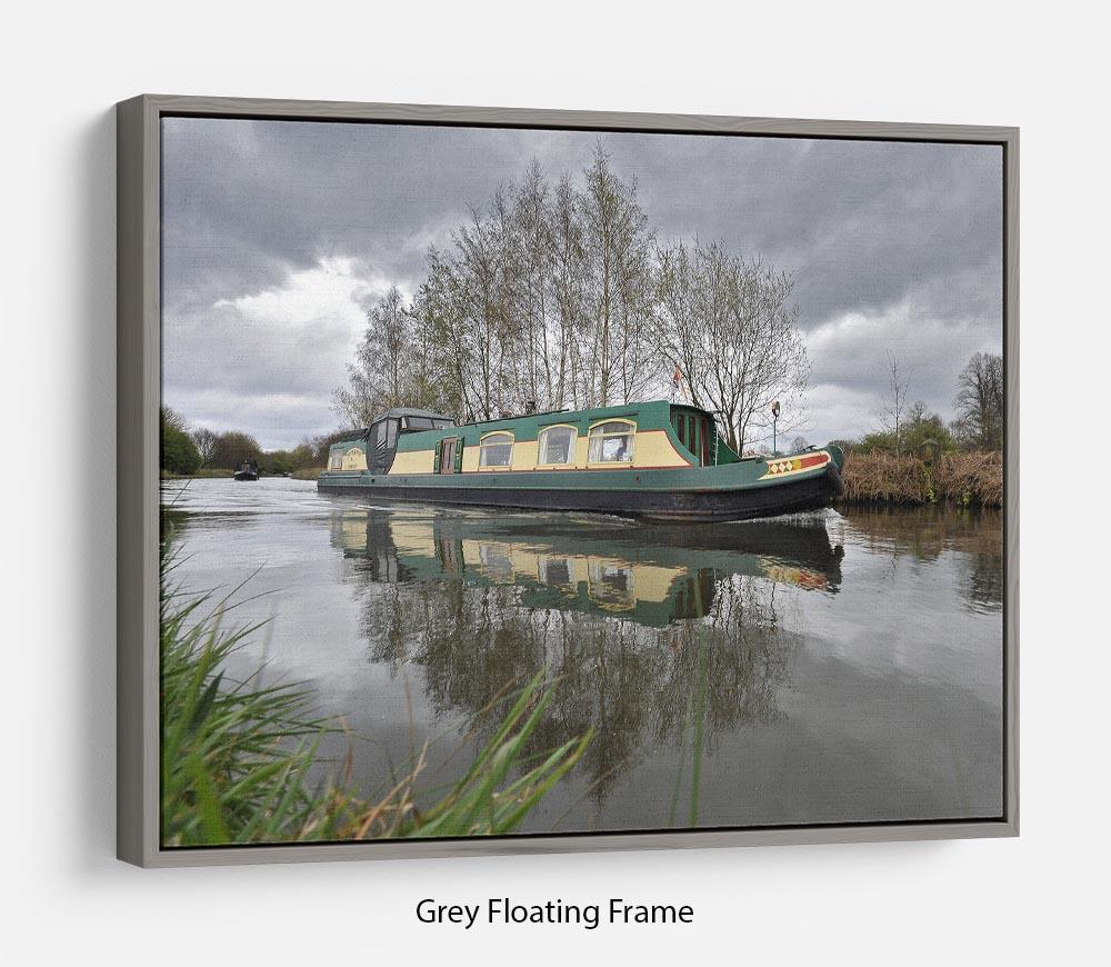 Bridgewater Canal Floating Frame Canvas - Canvas Art Rocks - 3