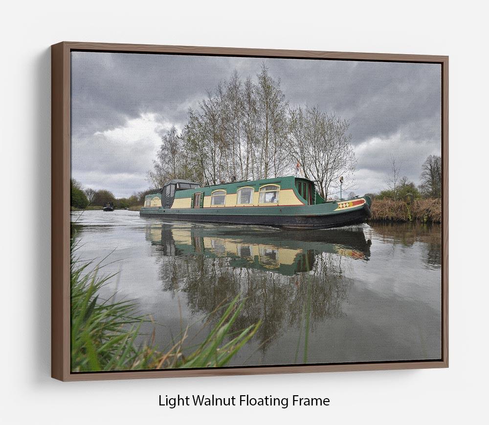 Bridgewater Canal Floating Frame Canvas - Canvas Art Rocks 7