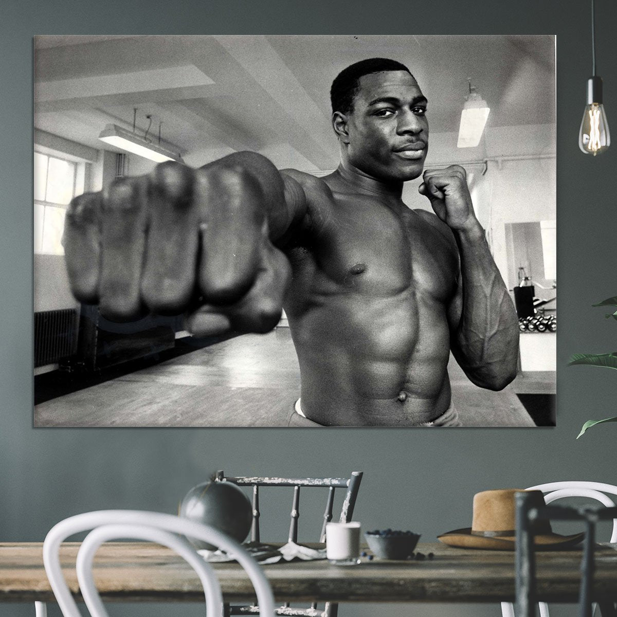 British boxer Frank Bruno Canvas Print or Poster