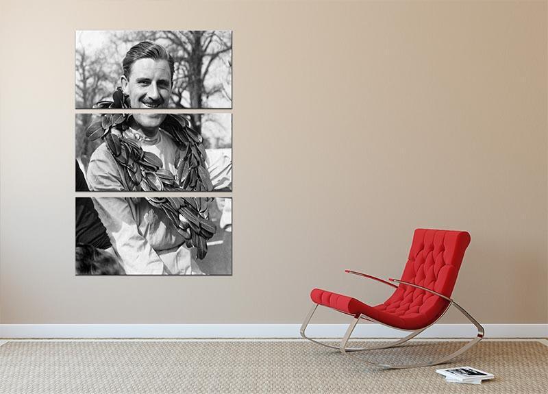 British racing driver Graham Hill 3 Split Panel Canvas Print - Canvas Art Rocks - 2