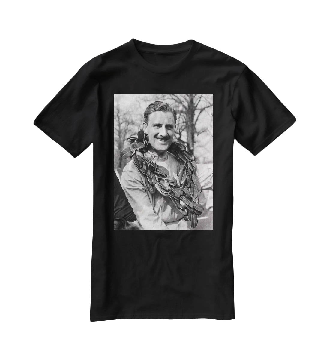 British racing driver Graham Hill T-Shirt - Canvas Art Rocks - 1