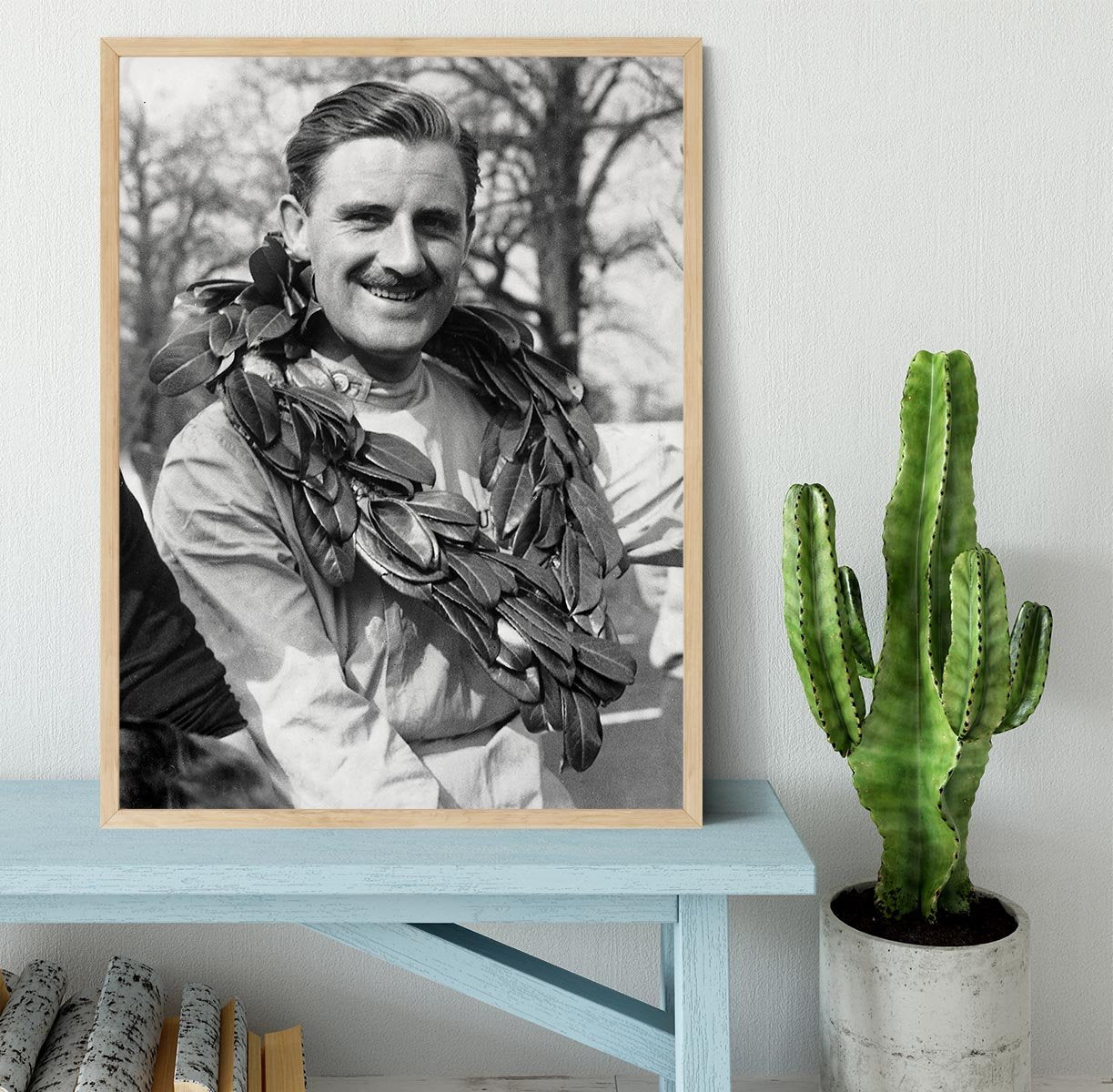 British racing driver Graham Hill Framed Print - Canvas Art Rocks - 4
