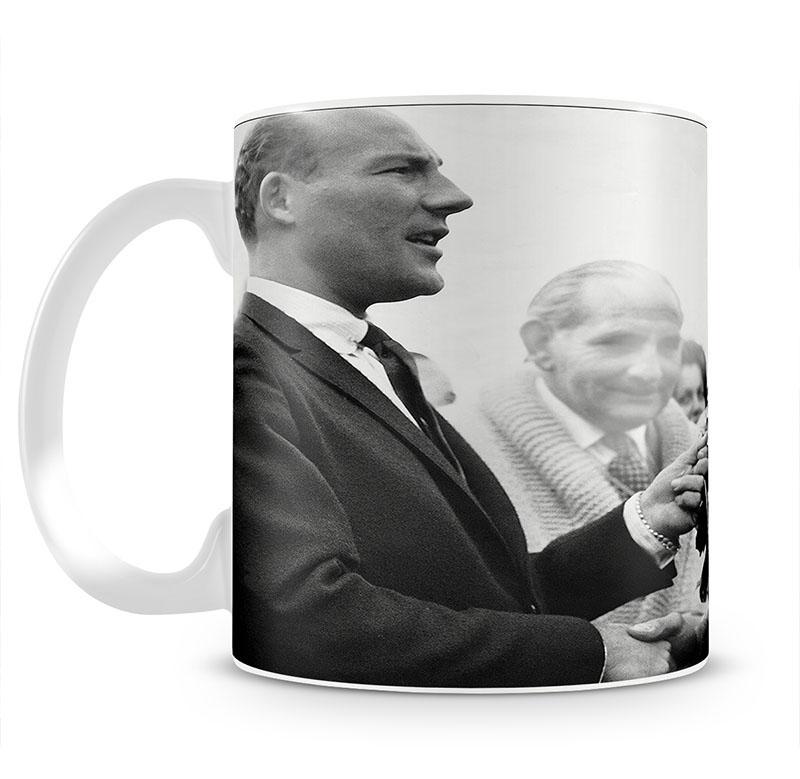 British racing drivers Jim Clark and Stirling Moss Mug - Canvas Art Rocks - 2