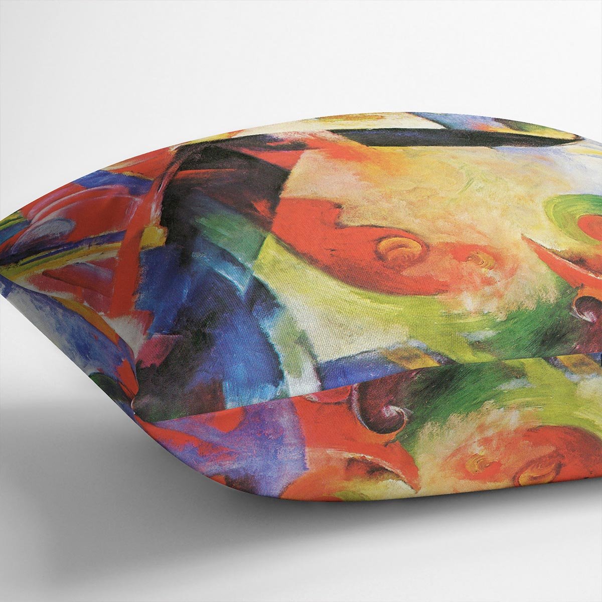 Broken Forms by Franz Marc Throw Pillow