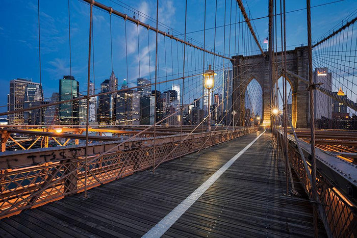 Brooklyn Bridge at sunrise Wall Mural Wallpaper