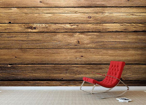 Brown wood texture Wall Mural Wallpaper - Canvas Art Rocks - 2