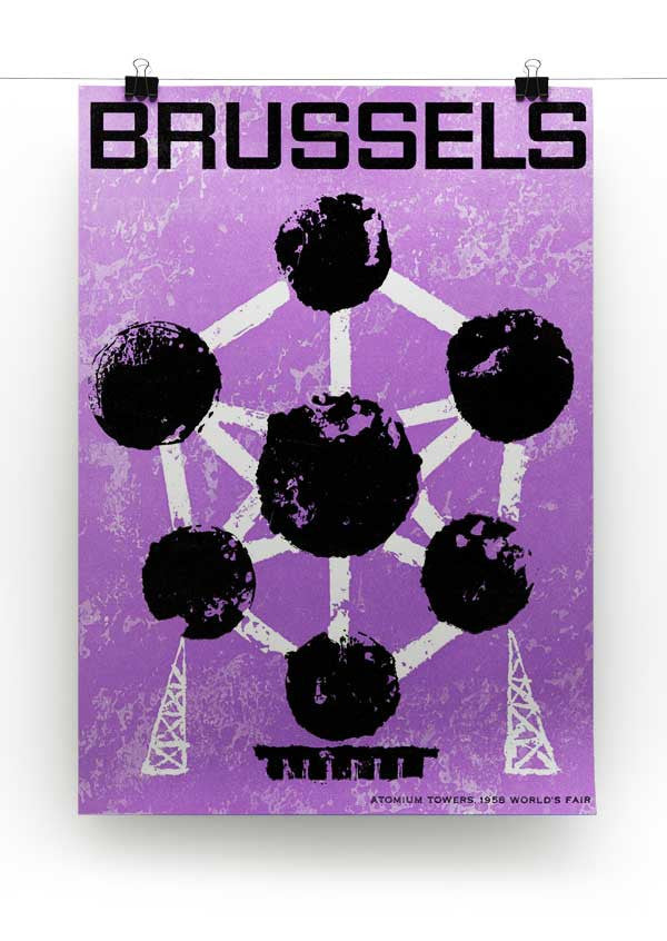 Visit Brussels Print - Canvas Art Rocks - 2