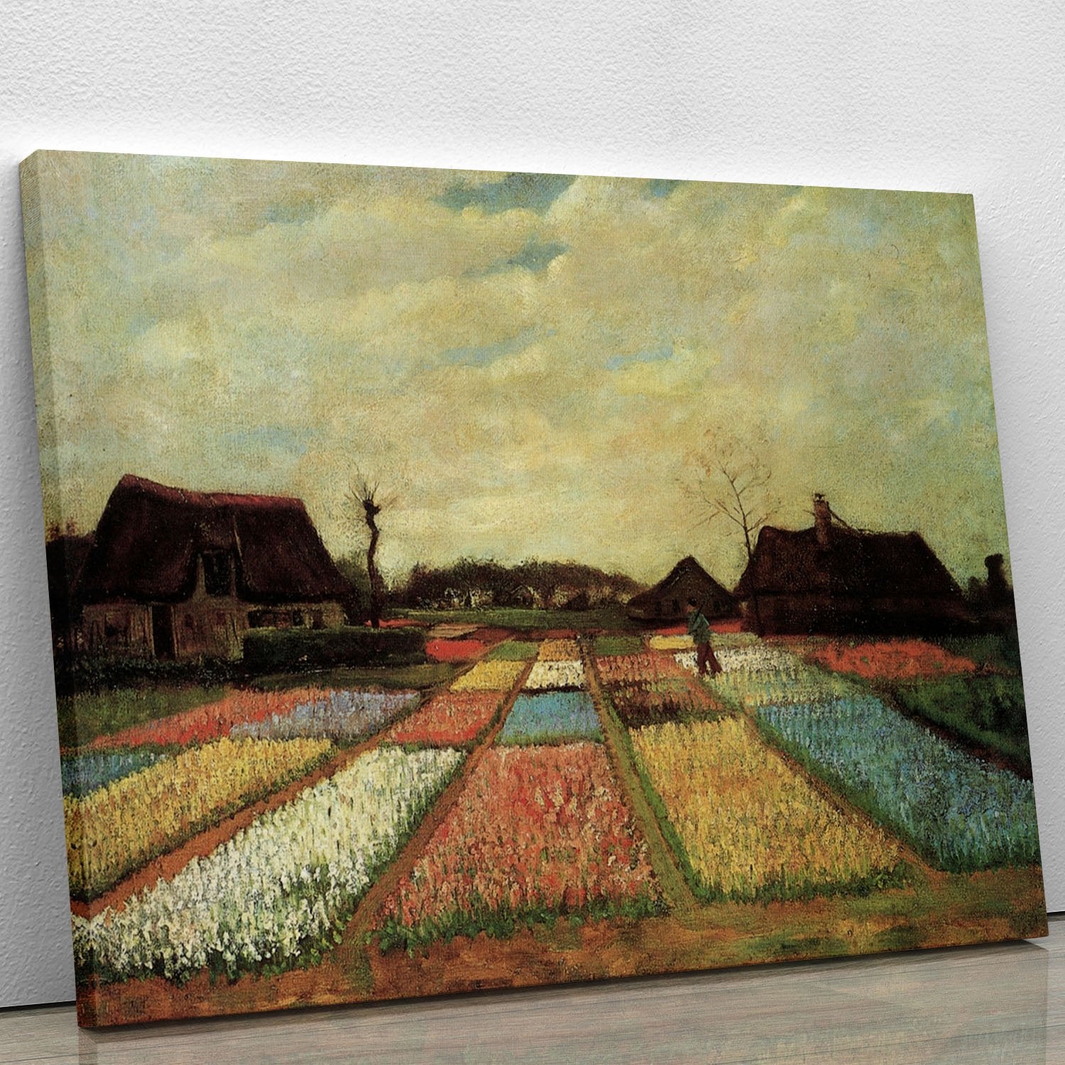 Bulb Fields by Van Gogh Canvas Print or Poster