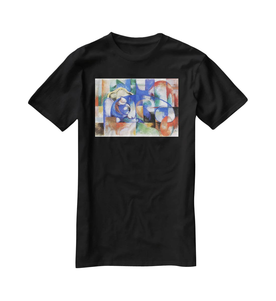 Bull by Franz Marc T-Shirt - Canvas Art Rocks - 1
