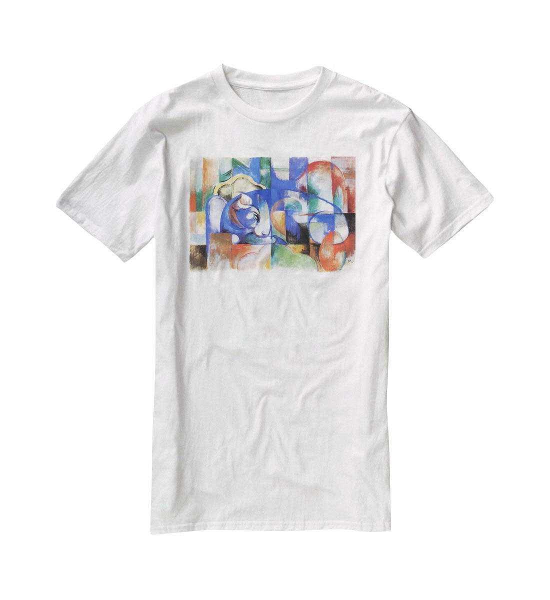 Bull by Franz Marc T-Shirt - Canvas Art Rocks - 5