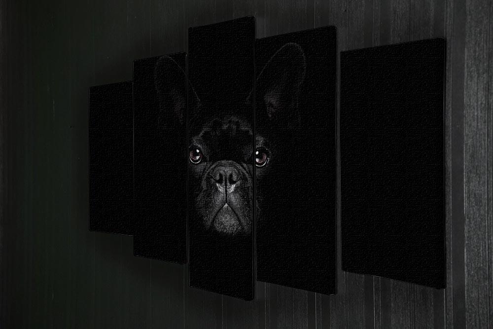 Bulldog dog 5 Split Panel Canvas - Canvas Art Rocks - 2