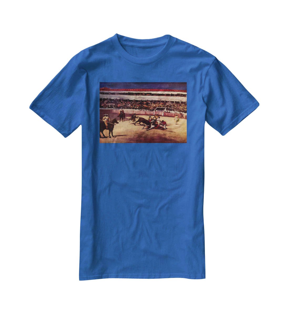 Bullfight by Manet T-Shirt - Canvas Art Rocks - 2