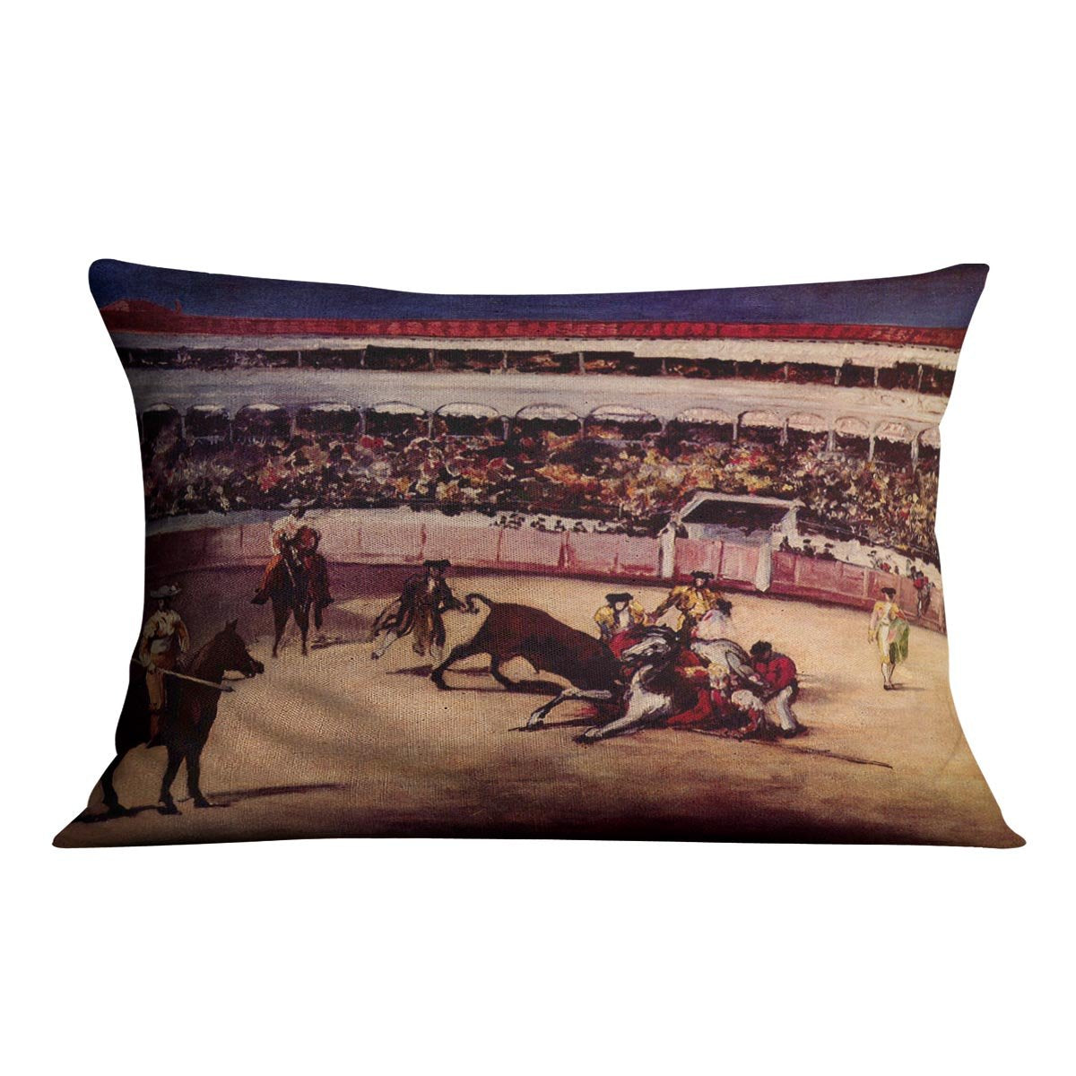 Bullfight by Manet Throw Pillow