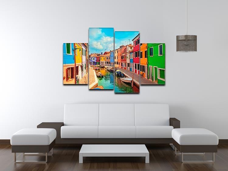 Burano Venetian Lagoon 4 Split Panel Canvas  - Canvas Art Rocks - 3