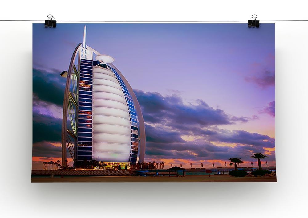 Burj Al Arab hotel Canvas Print or Poster - Canvas Art Rocks - 2