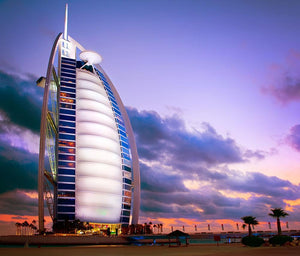 Burj Al Arab hotel Wall Mural Wallpaper - Canvas Art Rocks - 1