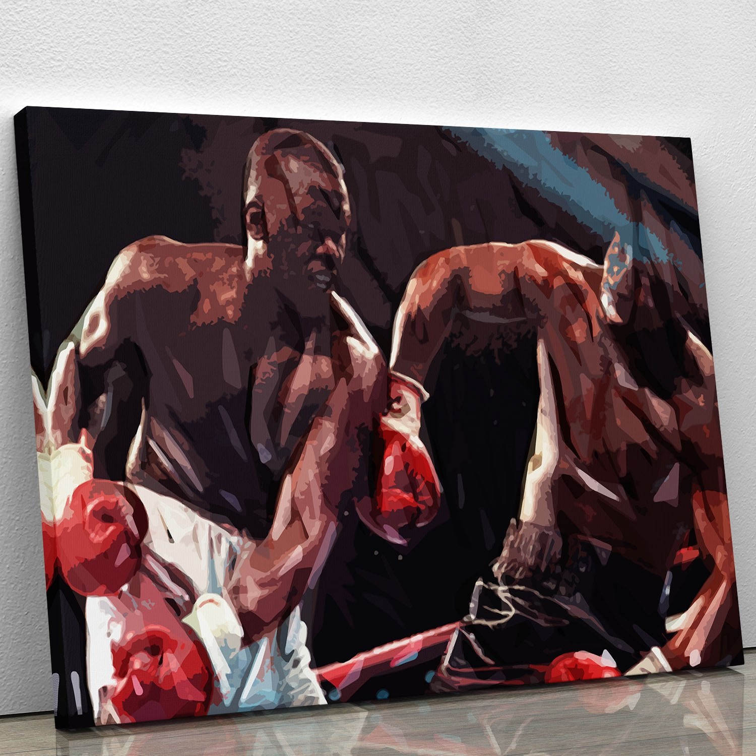 Buster Douglas v Mike Tyson Canvas Print or Poster