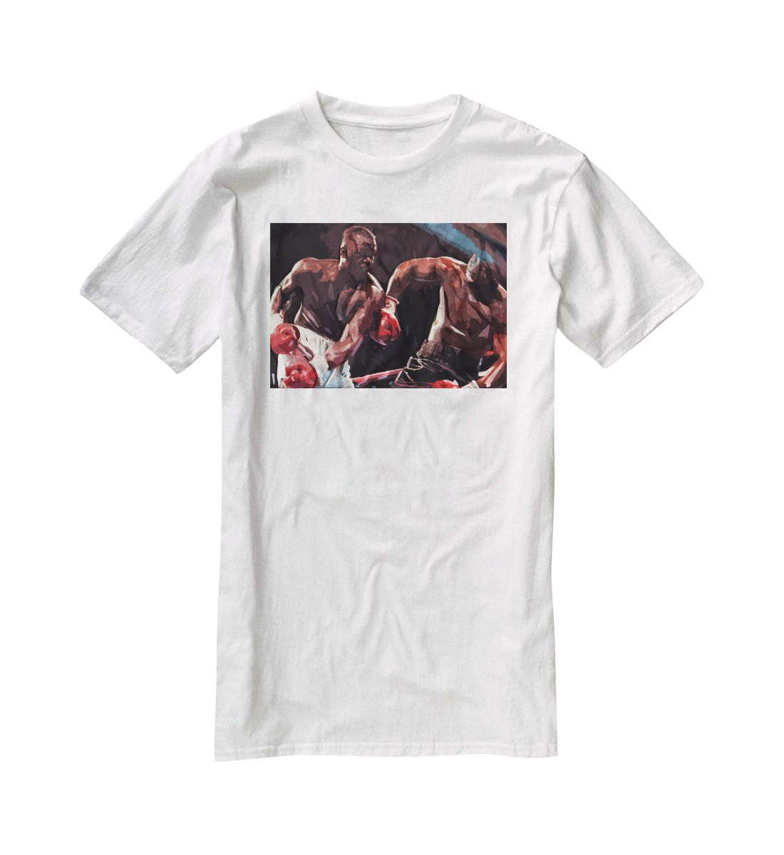 Buster Douglas v Mike Tyson T-Shirt - Canvas Art Rocks - 5